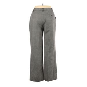 Chaps 8 100% Wool Houndstooth Trousers Black White